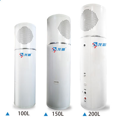 Laag geluid Asp Air Source Waterverwarmer Maximaal verwarmingsvermogen 1500w Air Energy Heat Pump geïntegreerde machine