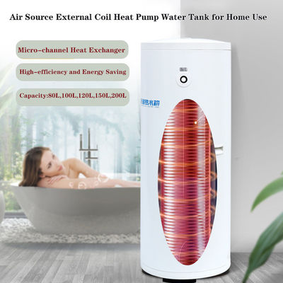 500 mm Dia Air Source Heat Pump Tank 150L Air To Water Heat Pump Buffer Tank met externe spoel