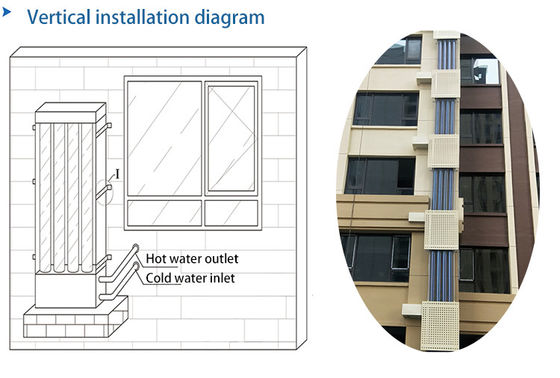 Nieuw product Tankless Solar Water Heater Made in China Geproduceerd door Longpu Solar